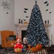 thumbnail image 2 of Árbol de Halloween Costway 240 cm 860 puntas de ramas agujas de pino esmeriladas 450 luces LED blancas, 2 of 4