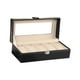 thumbnail image 4 of Organizador de relojes para hombre, escaparate de almacenamiento, estuche de exposición negro, caja con 5 ranuras, bandeja para colgante, reloj de, 4 of 8