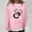 Pink, variant on Tawop Sweatshirts Pullovers Women Tops Womens Sweatshirts Crew Neck Long Sleeve Graphic Solid Heart Thin Pink M