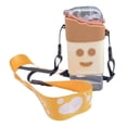 thumbnail image 1 of PENGXIANG Jolie Bouteille d'Eau pour Enfants en Forme de Crème Glacée, Gobelet en Plastique en Forme de Popsicle avec Sangle Réglable et Paille, 1 of 10
