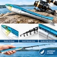 JWGIETK Telescopic Fishing Rod, 63 inch, Carbon Fiber, Mini Pocket ...