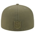 thumbnail image 4 of Men's New Era  Olive Chicago Bears Color Pack A-Frame 59FIFTY Fitted Hat, 4 of 5