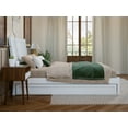 thumbnail image 6 of AFI Casanova Full Solid Wood Platform Bed with Panel Footboard and Twin Trundle, White, 6 of 15