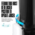 thumbnail image 3 of Ventray Essential Ginnie Juicer Compact Small Cold Press Masticating Slow Juicer Low Speed Easy to Clean Brush Included - White, Holiday Gift, 3 of 8