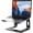 A-Black, variant on LS03 Aluminum Laptop Stand, Ergonomic Detachable Computer Stand, Notebook Riser, Laptop Mount Compatible with Air, Pro, Dell, HP, Lenovo More 10-15.6" Laptops, Silver