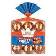 King's Hawaiian Original Hawaiian Sweet Pretzel Pre-Sliced Buns 11-oz. Pack (8-9 Case)