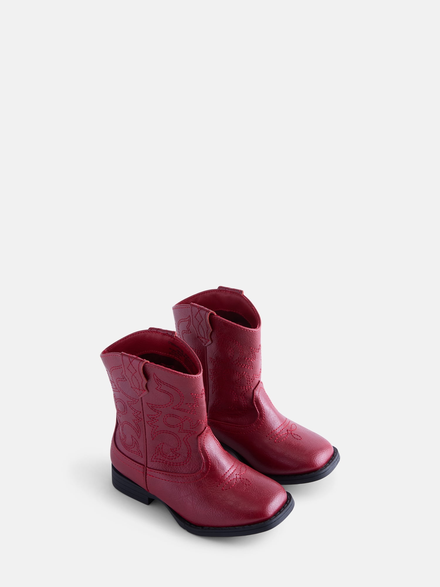 Wonder Nation Little and Big Girls' Western Cowgirl Boots