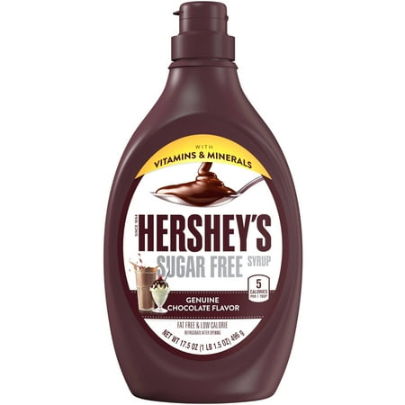 Hershey's Sugar Free Chocolate Syrup, 17.5 Oz
