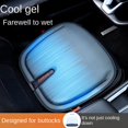 thumbnail image 4 of 1 cojín de coche con ventilación de malla transpirable, cojín de asiento rojo para las cuatro estaciones, universal, para camión, aumento de altura, gel, suave para verano, 4 of 5
