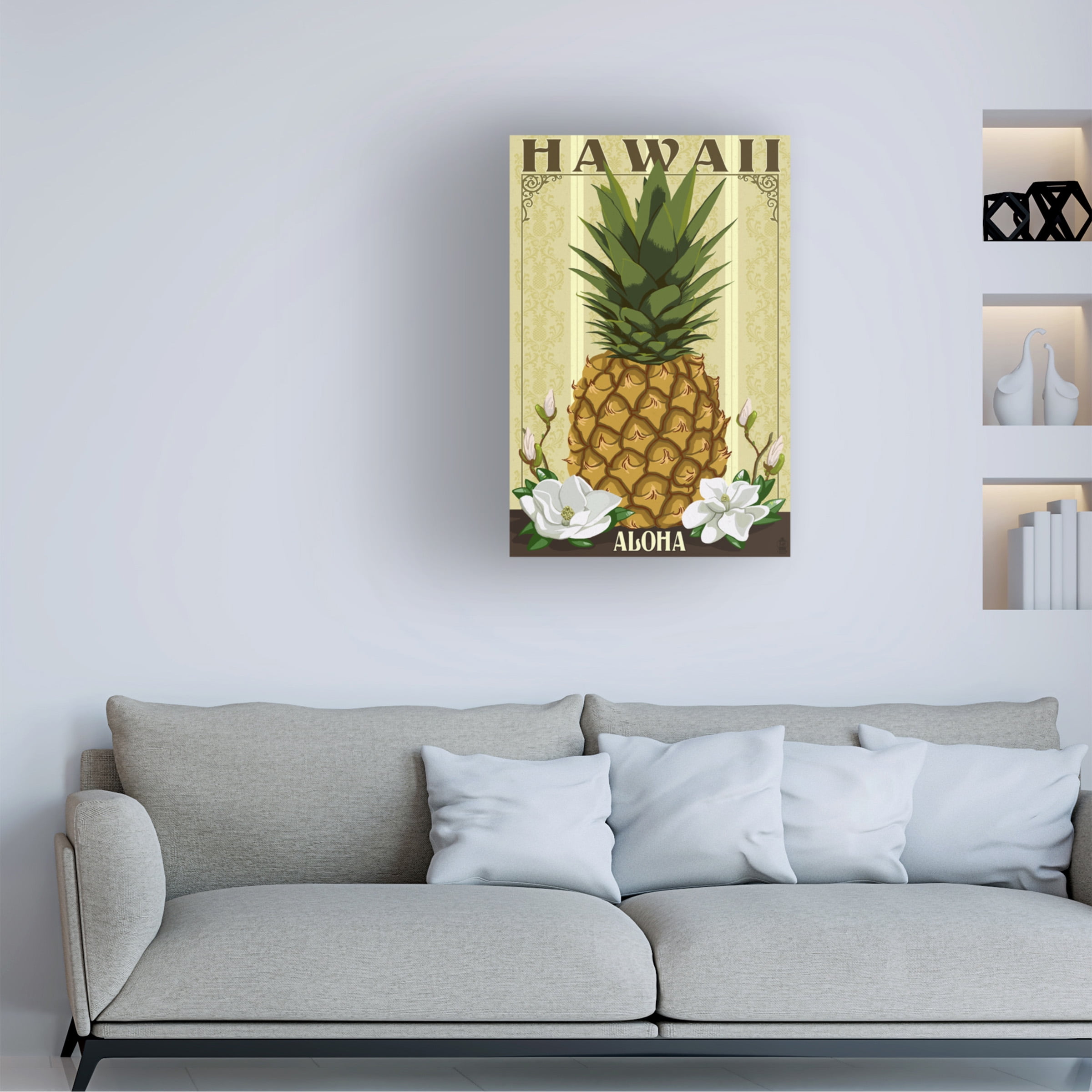 Lantern Press 'Pineapple' Canvas Art