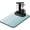Green line, variant on Coffee Bar Mat Rubber Dish Drying Mat For Kitchen Counter Coffee Mat for Home Bar Gift Kitchen Mat Coffee Bar Accessories Decorative Coffee Shop Chocolate Dish Drying Pad 19.5x12in