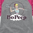 thumbnail image 3 of Toy Story 4 - Sunny Side Up Bo Peep - Toddler & Youth Girls Raglan Graphic T-Shirt, 3 of 4