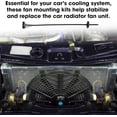 thumbnail image 3 of shiyou-3 Sets Radiator Fan Zip Ties Clips Fan Mounting Kit, Electric Mount Hold Down for Cooling Transmission Cooler Zip Ties Straps TABS Spring for Universal Car Vehicle 7" 9" 10" 12" 14" 16", 3 of 4