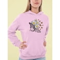 thumbnail image 2 of Stay Wild Daisies Positive Quote Hoodie Women -Image by Shutterstock, Female 3X-Large, 2 of 4