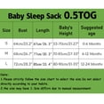 thumbnail image 3 of ATAIKU Baby Sleep Sack 0-6 Months, Soft Bamboo Baby Wearable Blanket for Newborn and Infant, 0.5 Tog Swaddle Transition Sleeping Bag, 3 of 9