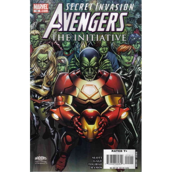 Avengers: The Initiative #15 VF ; Marvel Comic Book