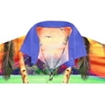 thumbnail image 4 of HAPPY BAY Men's Fun Beach Short Sleeve Hawaiian Shirts 5XL Violet, Motorcycle Bike, Purple Summer Vacation Holiday, 4 of 7