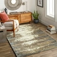 thumbnail image 3 of Hauteloom Fluker Wool Living Room, Bedroom Area Rug - Contemporary - Charcoal, Taupe, Black - 2' x 3', 3 of 8