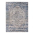 thumbnail image 4 of Unique Loom Chenille Jute Collection Area Rug - Raj (9' x 12' Rectangle Blue/Ivory), 4 of 6