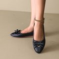 thumbnail image 6 of Mostsola Flats for Women Wedding Business Dress Shoes Slip on Pointed Toe Bowknot Walking Shoes, 6 of 8