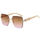 thumbnail image 1 of Lentes de Sol Shiratori Sin Marco con Borde Cortado y Degradado para Mujer, 1 of 3