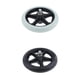 thumbnail image 1 of 2x Wheelchair Replacement ABS Front Wheel 5/16" Supplies for jinwen Silla de ruedas, 1 of 1