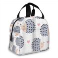 thumbnail image 3 of Cute Hedgehog Cartoon Kids Lunch Box Insulated Soft Bag Cooler Thermal Meal Tote Kit for Boys, Girls,Men,Women,School,Work, Office, 3 of 5