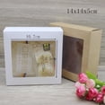 thumbnail image 5 of 10pcs DIY GIfts package with window white/kraft jewelry package box cake Packaging For Wedding home party muffin packaging box 18x14.5x4cm M, 5 of 5