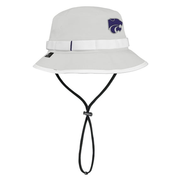 Men's Nike  Gray Kansas State Wildcats 2025 On-Field Boonie Performance Bucket Hat