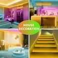 thumbnail image 5 of Bandes Lumineuses Led Adaptables, 30m (2 Rouleaux de 15m), Bluetooth RGB, Contrôle par Application Intelligente Éclairage Personnalisable, Installation Facile pour Chambre, Salon, Cuisine, Bar, Contrôle de Groupe, 5 of 5