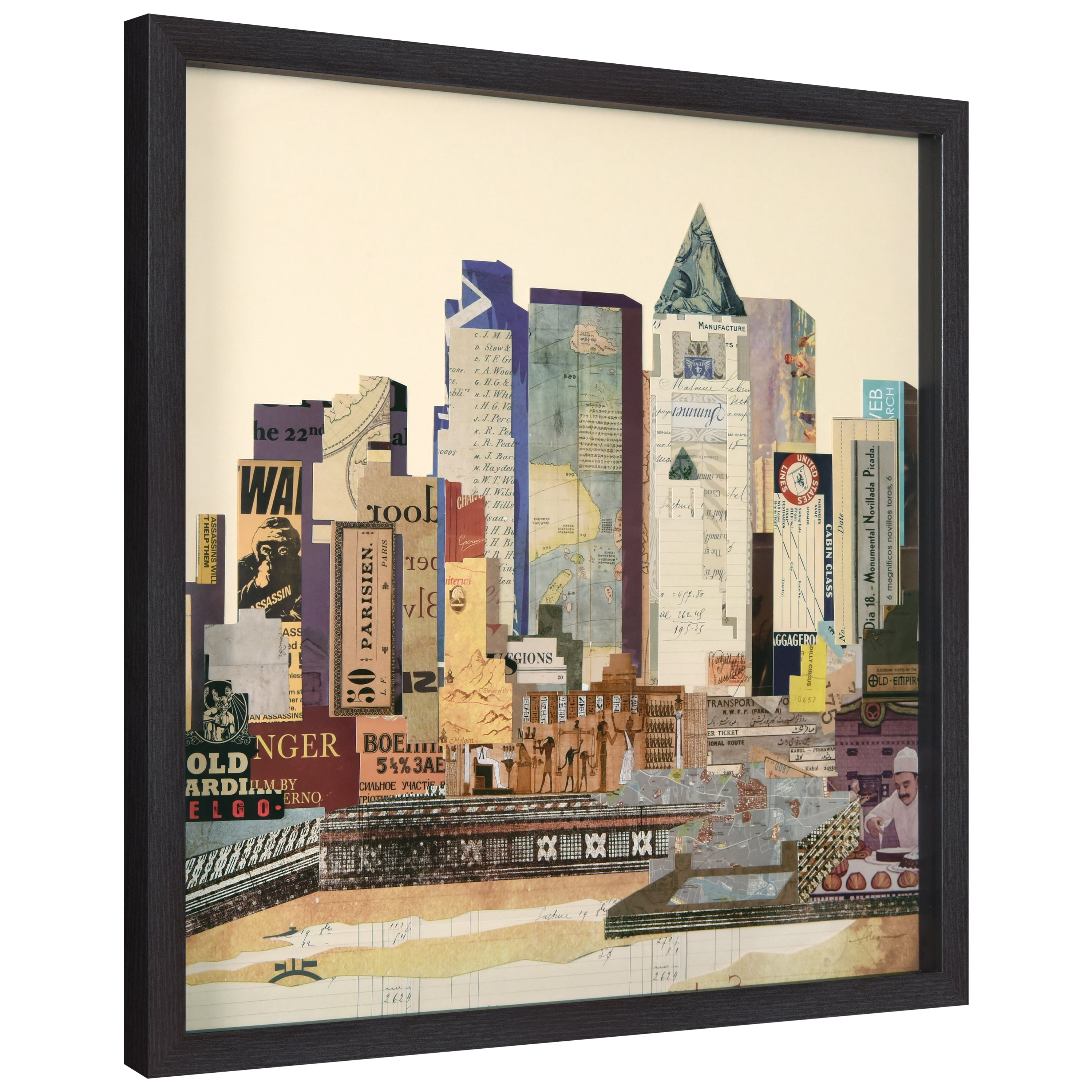 Empire Art Direct New York City Skyline B Dimensional Collage
