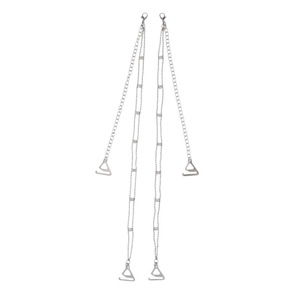 Correas de hombro perfecl Correa para El hombro de cristal Ropa interior nupcial Negro