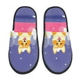 thumbnail image 3 of Junzan Fuzzy Feet Slippers For Women,House Shoes Non Slip Indoor/Outdoor,Dog Washes In A Pink Bath Designs-Medium, 3 of 9