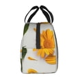 thumbnail image 2 of Lsque Sunny Yellow SunFlower Pattern Lunch Bag Women/Men Insulated Lunch Box,Small Leakproof Cooler Food Lunch Containers Reusable High Capacity Lunch Tote Bags, 2 of 6
