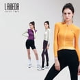 thumbnail image 2 of LAMEDA Maillot de ciclismo profesional para mujer UPF50+ ajustado de manga larga de secado rápido transpirable ropa superior para bicicleta de carretera, 2 of 5