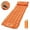 Orange, variant on Camping Sleeping Pad, Ultralight Camping Mat with Pillow Built-in Foot Pump Inflatable Sleeping Pads Compact for Camping Backpacking Hiking Traveling Air Mattress