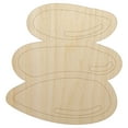 thumbnail image 1 of Rocks Cairn Pile of Stones Hiking Trail Marker Wood Shape Unfinished Piece Cutout Craft DIY Projects - 4.70 Inch Size - 1/4 Inch Thick, 1 of 7