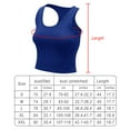 thumbnail image 4 of SlimPro 4 Pieces Basic Crop Tank Tops Sleeveless Racerback Crop Sport Top for Women, 4 of 4
