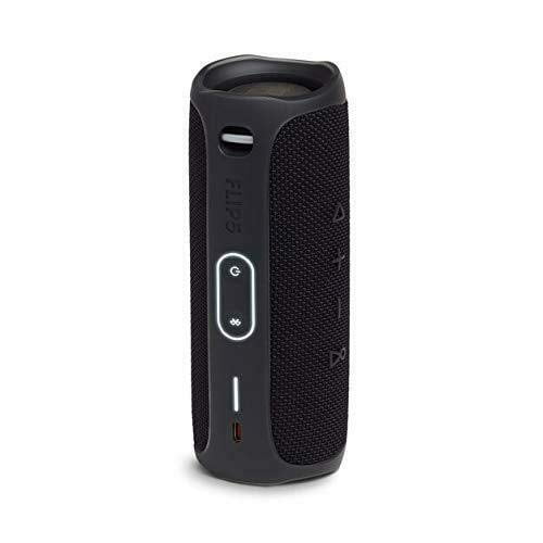 JBL FLIP 5 Portable Speaker IPX7 Waterproof On-The-Go Bundle with gSport Deluxe Hardshell Case Black