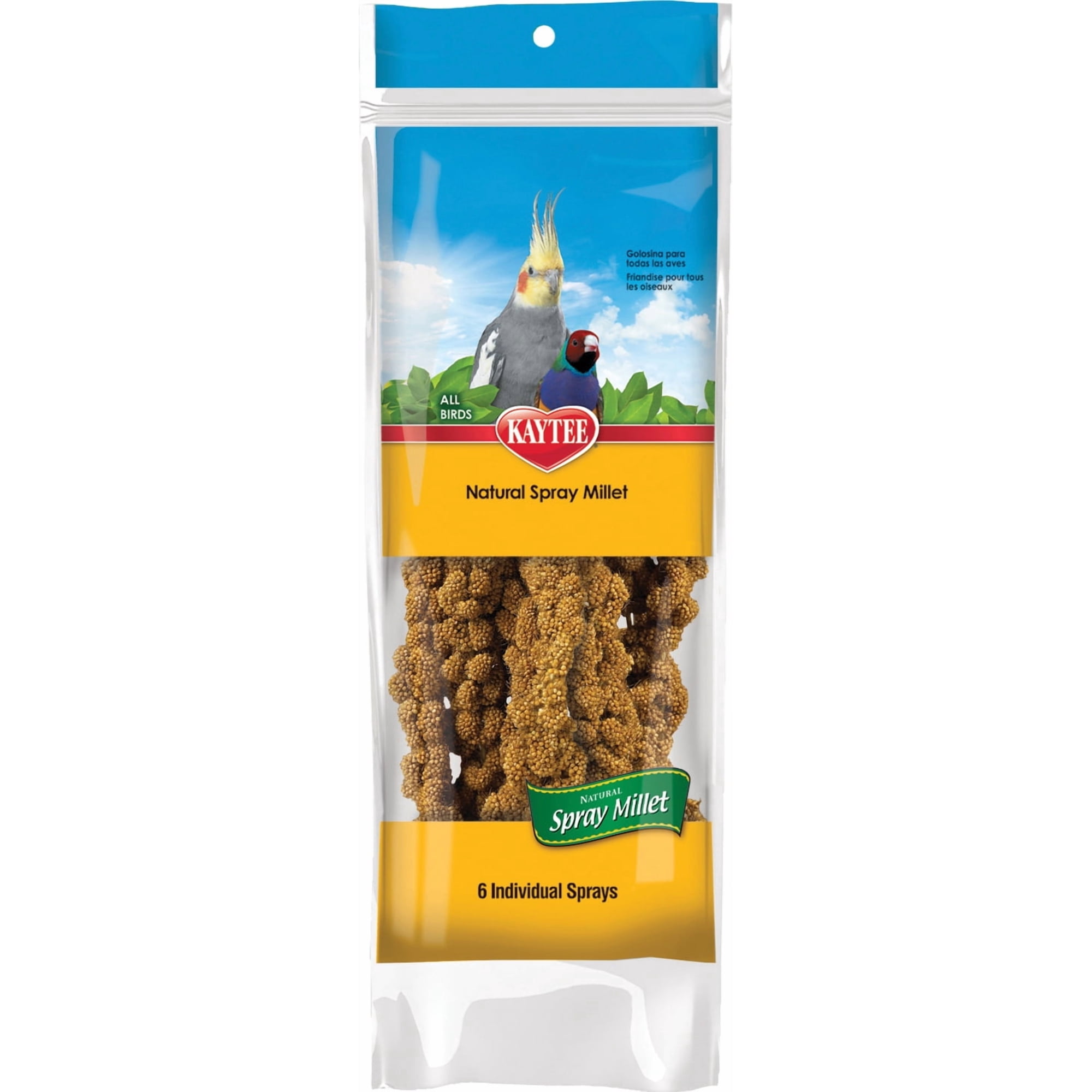 Kaytee Products Inc-Natural Spray Millet- Canary/finch 3 Ounce