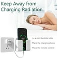 thumbnail image 3 of Wall Mount Phone Holder, Phone Stand with Adhesive and Data Cable Receiving Hole, Cell Phone Holder for Charging,Bedroom, Compatible with iPhone and Android (Black), 3 of 7