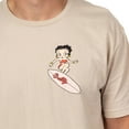 thumbnail image 4 of Betty Boop Maliboop T-Shirt Men's Front & Back Surfing Sunset Graphic Tee, 4 of 6