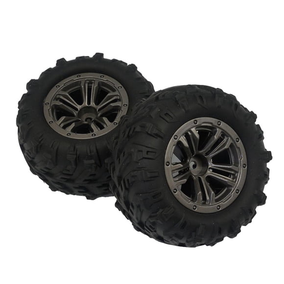 Neumático de Plástico de Llanta de Accesorio Vehículo para 1/16 Scale High 4WD Big Feet Truck RC Car 9130 Perfecl