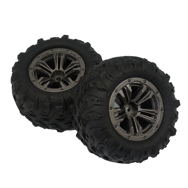 Neumático de Plástico de Llanta de Accesorio Vehículo para 1/16 Scale High 4WD Big Feet Truck RC Car 9130 Perfecl