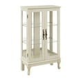 thumbnail image 6 of Tcbosik Modern Curio Cabinet with Lights and Glass Doors, Display Cabinet with Adjustable Shelves, Storage Cabinet for Living Room, White, 6 of 10