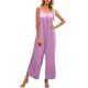 thumbnail image 1 of Mono sin mangas con cinturón informal cómodo de verano a la moda para mujer Pompotops  ulkah942216, 1 of 9