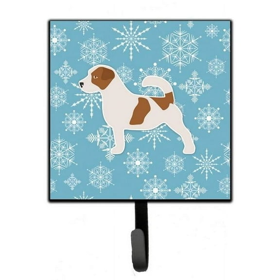 Carolines Treasures BB3507SH4 Winter Snowflake Jack Russell Terrier Leash or Key Holder