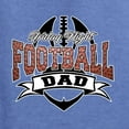 thumbnail image 2 of Wild Bobby, Friday Night Football Dad, Sports, Men Graphic Tee, Vintage Heather Blue, Small, 2 of 4