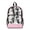 Cute Dalmatian Dog Pattern Pink, variant on SEANATIVE Transparent Bag Kids Backpack Clear Bookbag See Through School Rucksack PVC Heavy Duty Clear Bag for Elementary Middle High School, Colorful Floral