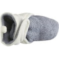 thumbnail image 7 of Hudson Baby Baby and Toddler Cozy Fleece Booties, Cream Heather Gray, 6-12 Months, 7 of 7